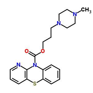 10H-pyrido[3,2-b][1,4]benzothiazine-10-carboxylic acid 3-(4-methylpiperazino)propyl ester Structure,63885-82-5Structure