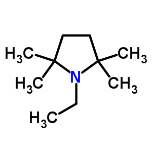 1-乙基-2,2,5,5-四甲基吡咯烷結(jié)構(gòu)式_63886-58-8結(jié)構(gòu)式