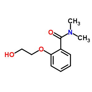 N,n-dimethyl-o-(β-hydroxyethoxy)benzamide Structure,63886-95-3Structure