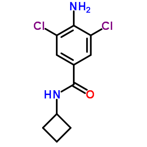 4-Amino-n-cyclobutyl-3,5-dichlorobenzamide Structure,63887-22-9Structure