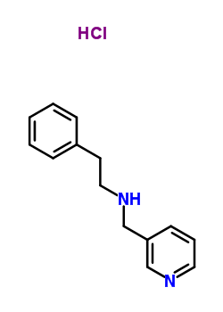 Phenethyl-pyridin-3-ylmethyl-amine hydrochloride Structure,6389-60-2Structure