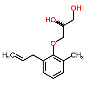 3-(6-Allyl-o-tolyloxy)-1,2-propanediol Structure,63905-24-8Structure