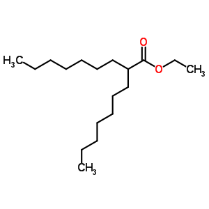 Diheptylacetic acid ethyl ester Structure,63905-75-9Structure