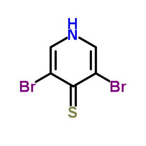 3,5-Dibromo-4-pyridinethiol Structure,63905-95-3Structure