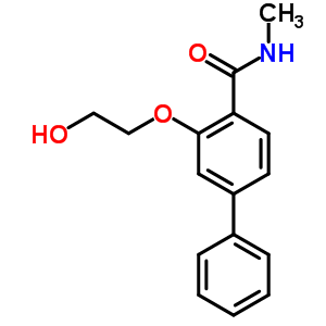 2-(β-hydroxyethoxy)-n-methyl-4-phenylbenzamide Structure,63906-80-9Structure