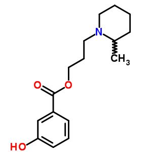 3-(2-Methylpiperidino)propyl =m-hydroxybenzoate Structure,63916-85-8Structure