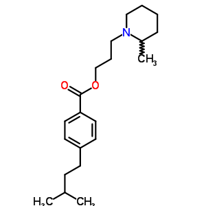 3-(2-Methylpiperidino)propyl =p-isopentylbenzoate Structure,63916-91-6Structure