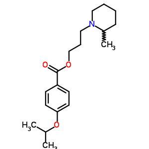 3-(2-Methylpiperidino)propyl =p-isopropoxybenzoate Structure,63916-92-7Structure