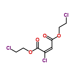 2-Chloromaleic acid di(2-chloroethyl) ester Structure,63917-05-5Structure