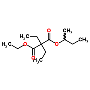 Diethylmalonic acid 1-ethyl 3-isobutyl ester Structure,63917-09-9Structure