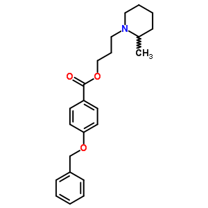 3-(2-Methylpiperidino)propyl =p-benzyloxybenzoate Structure,63917-81-7Structure