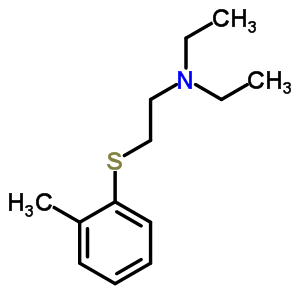 N,n-diethyl-2-(o-tolylthio)ethanamine Structure,63918-09-2Structure