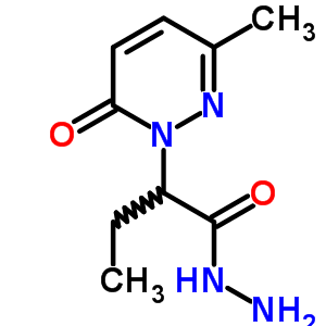 α-ethyl-3-methyl-6-oxo-1(6h)-pyridazineacetic acid hydrazide Structure,63918-41-2Structure