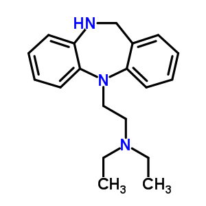 10,11-Dihydro-5-[2-(diethylamino)ethyl ]-5h-dibenzo[b,e][1,4]diazepine Structure,63918-63-8Structure