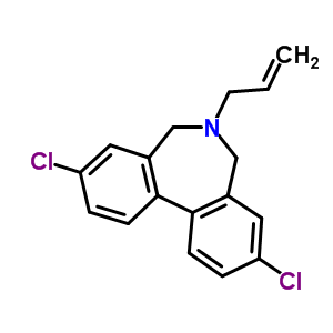 6-Allyl-6,7-dihydro-3,9-dichloro-5h-dibenz[c,e]azepine Structure,63918-66-1Structure