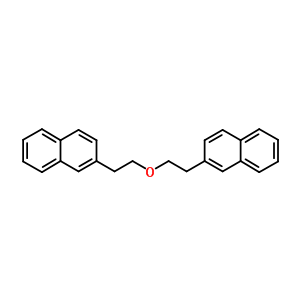 雙(2-萘乙基)-醚結(jié)構(gòu)式_63918-93-4結(jié)構(gòu)式