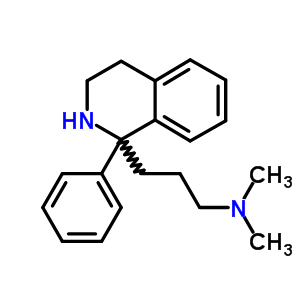 1,2,3,4-Tetrahydro-1-(3-dimethylaminopropyl)-1-phenylisoquinoline Structure,63937-68-8Structure