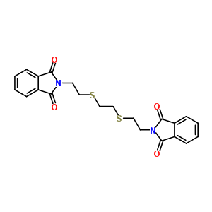 1,2-Bis[2-(1,3-dioxoisoindolin-2-yl)ethylthio]ethane Structure,63938-35-2Structure