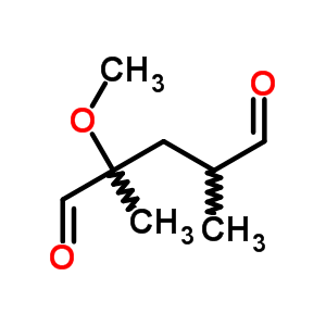 2,4-Dimethyl-2-(hydroxymethyl)pentanedial Structure,63951-48-4Structure