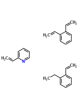 2-Ethenyl-pyridine polymer with diethenylbenzene and ethenylethylbenzene Structure,63951-51-9Structure