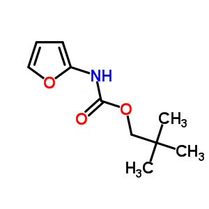 Tert-amyl 2-furylcarbamate Structure,63956-90-1Structure