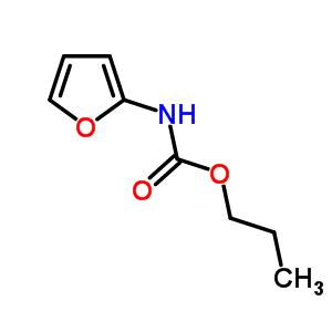 N-propyl-2-furylcarbamate Structure,63956-91-2Structure