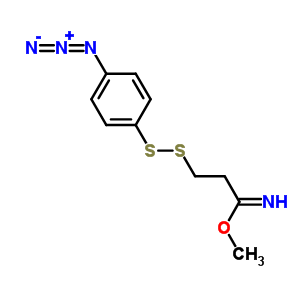 Methyl 3-((4-azidophenyl)dithio)propionimidate Structure,63958-36-1Structure