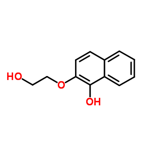 2-(β-hydroxyethoxy)-1-naphthol Structure,63979-20-4Structure