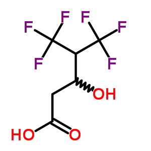 3-Hydroxy-5,5,5-trifluoro-4-(trifluoromethyl)valeric acid Structure,63979-48-6Structure