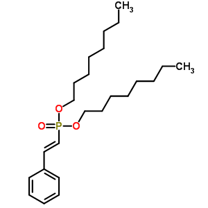 Phosphonic acid,(2-phenylethenyl)-, dioctyl ester (9ci) Structure,63979-75-9Structure