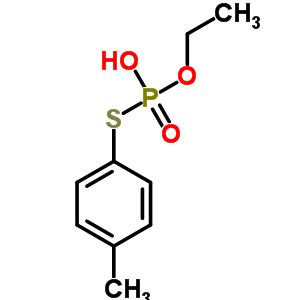 Thiophosphoric acid hydrogen o-ethyl s-(p-tolyl) ester Structure,63980-89-2Structure