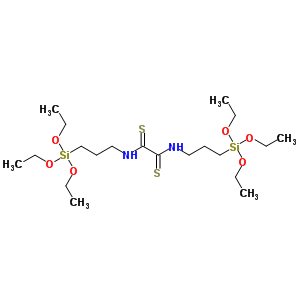 N,n’-bis[3-(triethoxysilyl)propyl ]ethanebisthioamide Structure,63981-23-7Structure