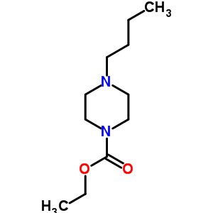 4-Butyl-1-piperazinecarboxylic acid ethyl ester Structure,63981-41-9Structure