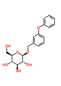 3-Phenoxybenzylglucoside Structure,63986-16-3Structure