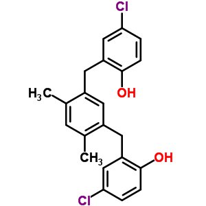 2,2’-(4,6-Dimethyl-1,3-phenylenedimethylene)bis(4-chlorophenol) Structure,63989-81-1Structure