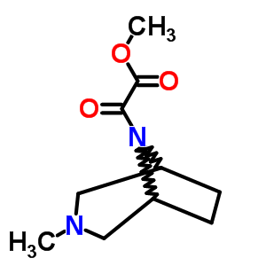 8-(2-Methoxy-1,2-dioxoethyl)-3-methyl-3,8-diazabicyclo[3.2.1]octane Structure,63990-34-1Structure