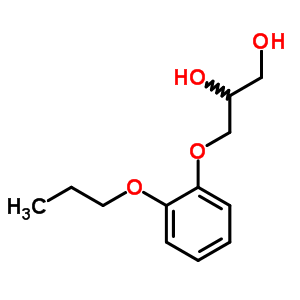 3-(O-丙氧基苯氧基)-1,2-丙二醇結構式_63991-76-4結構式