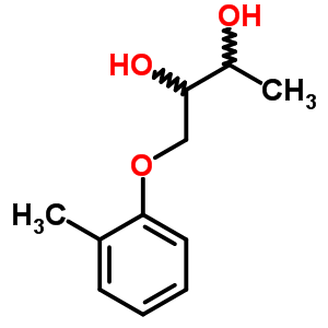 1-(O-tolyloxy)-2,3-butanediol Structure,63991-95-7Structure