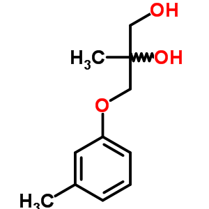 2-Methyl-3-(m-tolyloxy)-1,2-propanediol Structure,63991-96-8Structure