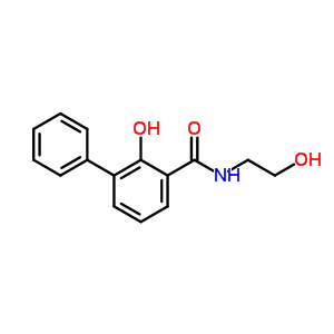 2-Hydroxy-n-(2-hydroxyethyl)-1,1’-biphenyl-3-carboxamide Structure,63992-48-3Structure