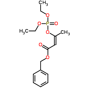 3-(Diethoxyphosphinyloxy)-2-butenoic acid benzyl ester Structure,63992-57-4Structure