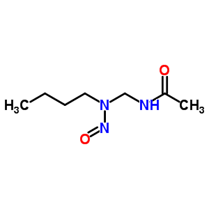 N-[(butylnitrosoamino)methyl ]acetamide Structure,64005-58-9Structure