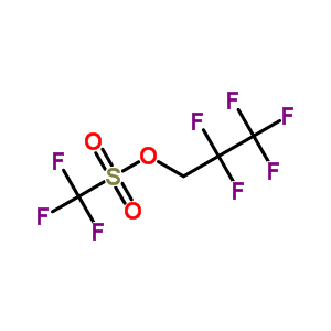 2,2,3,3,3-Pentafluoropropyl trifluoromethanesulfonate Structure,6401-00-9Structure