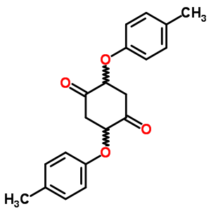 2,5-Di(p-tolyloxy)-1,4-cyclohexanedione Structure,64011-60-5Structure