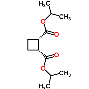 1α,2α-cyclobutanedicarboxylic acid diisopropyl ester Structure,64011-76-3Structure