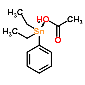 Diethylphenyltinacetate Structure,64036-46-0Structure