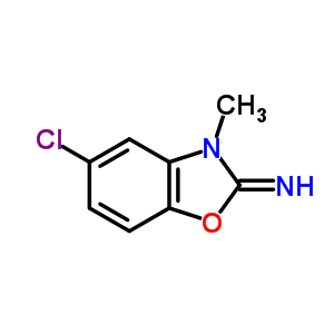 5-Chloro-3-methyl-2(3h)-benzoxazolimine Structure,64037-23-6Structure