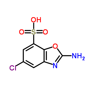 2-Amino-5-chloro-7-benzoxazolesulfonic acid Structure,64037-29-2Structure