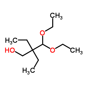 2-(Diethoxymethyl)-2-ethyl-1-butanol Structure,64037-39-4Structure