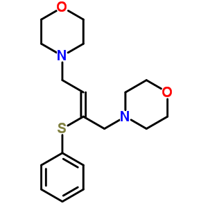 1,4-Dimorpholino-2-(phenylthio)-2-butene Structure,64037-55-4Structure